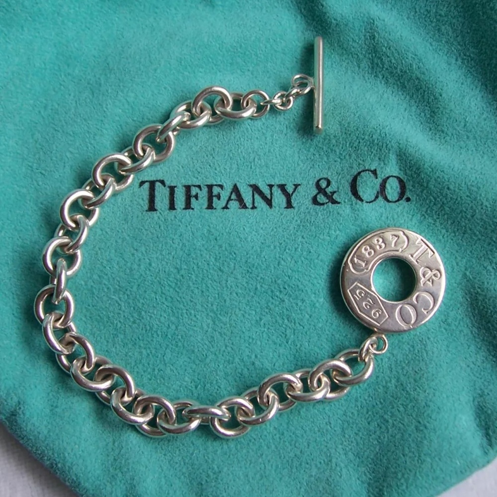 Tiffany & Co. Silver “1837” Toggle Bracelet